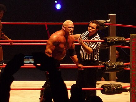 Steiner at a house show in TNA