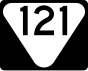 State Route 121 вторичный маркер 
