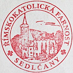 Razítko sedlčanské farnosti