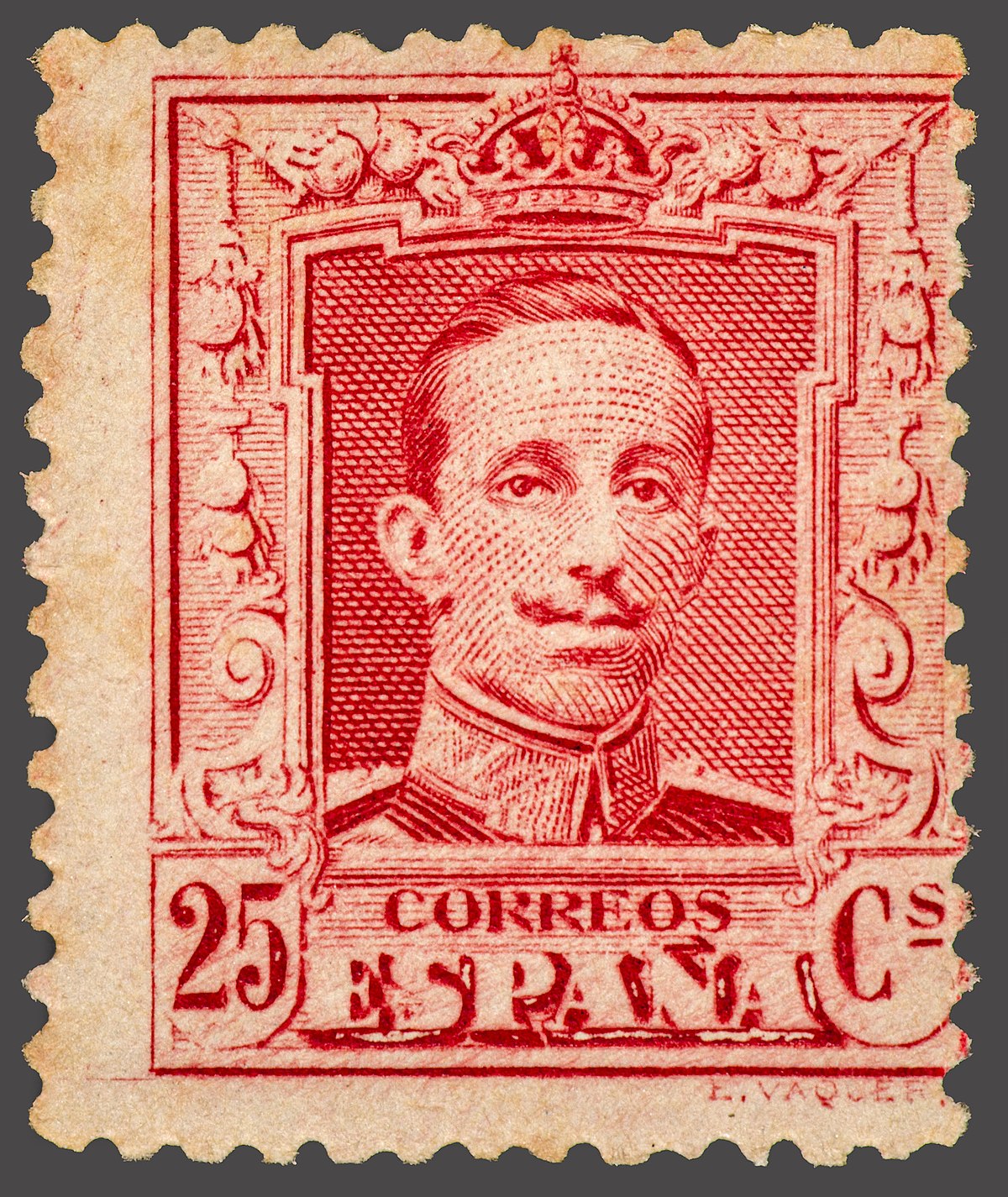 Propuesta Detallado Aptitud File:Sello Alfonso XIII 1922.jpg - Wikimedia Commons