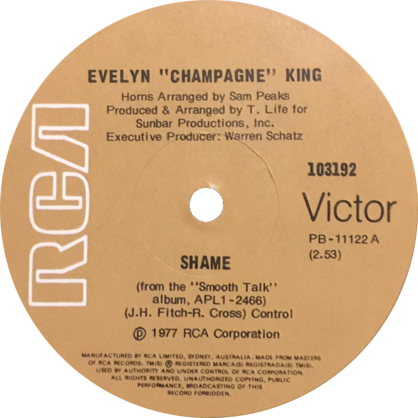 File:Shame by Evelyn Champagne King Australia 7-inch single.webp