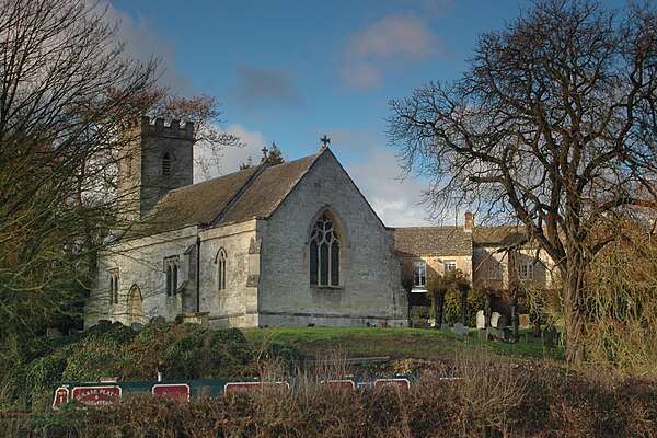 Holy Cross parish church overlooking the Oxford Canal