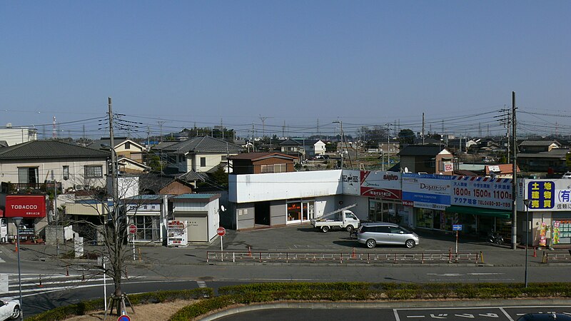 File:Shiraoka Station East side district.JPG