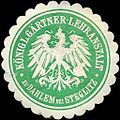 Siegelmarke Königliche Gärtner - Lehranstalt zu Dahlem bei Steglitz W0220065.jpg