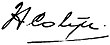 Hendrikus Colijn aláírása