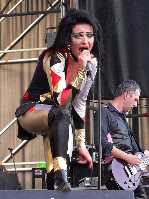 Siouxsie at the Saturday Night Fiber, Madrid 2008