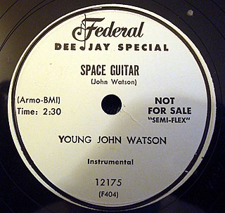 Space Guitar 1954 instrumental by Johnny "Guitar" Watson