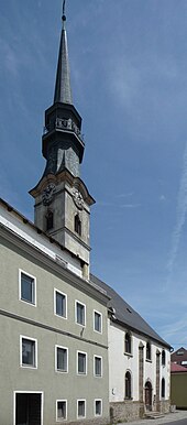 Die ehemalige Spitalskirche, heute ein Heimathaus