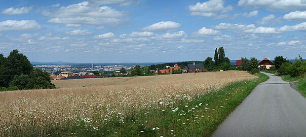 Panorama de Staré Hodějovice.