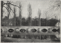 Starý most na fotografii okolo roku 1900