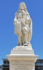 Statue de Pierre-Paul Riquet à Toulouse.