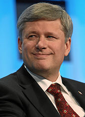 Stephen Harper, prime minister (2006-2015) Stephen Harper by Remy Steinegger Infobox.jpg