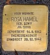 Snublesten Holsteinische Str 27 (Wilmd) Rosa Hamel.jpg