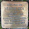 Stolperstein Kurt-Schumacher-Allee 10 (Wilhelm Bock) in Hamburg-St.  Georg.JPG