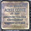 Stolperstein Welserstr 2 (Schöb) Albert Lewitt.jpg