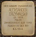 Stolperstein für Alexander Drzymalski (Monheim am Rhein).jpg