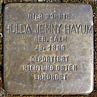 Stolpersteine Dortmund Heckelbeckstraße 1 Hulda Jenny Hayum.jpg