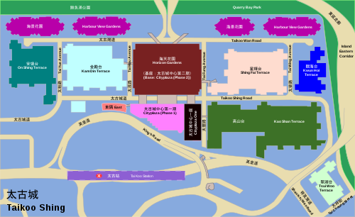 Taikoo Shing housing map