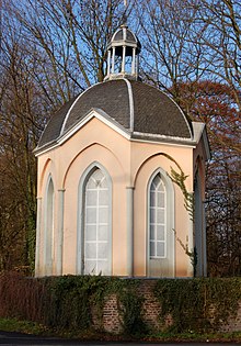 Das Teehäuschen am Rande des Parks von Haus Meer