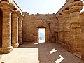 Vue de la cour intérieure du temple.