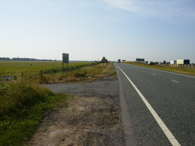 Next to Dishforth Airfield, on the former Dere Street