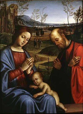 Lorenzo Costa, The Holy Family, 1510