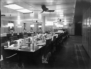 <span class="mw-page-title-main">Wardroom</span> Naval mess for commissioned officers