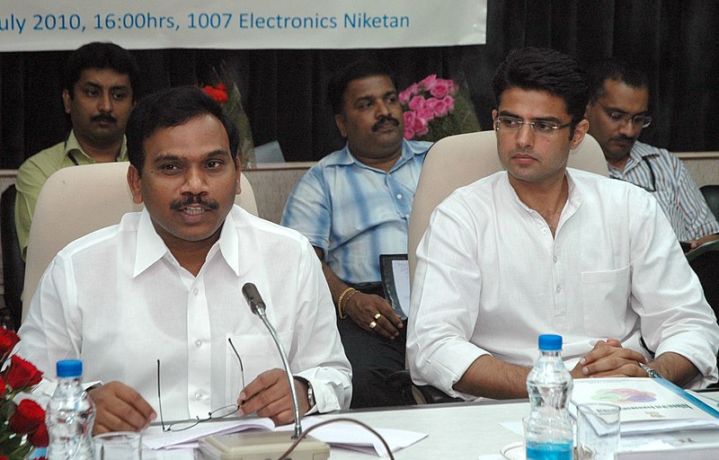 File:The Union Minister for Communications and Information Technology, Shri A. Raja addressing at the release of the policy document “National IPv6 Deployment Roadmap”, in New Delhi on July 20, 2010.jpg