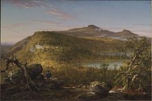 Thomas Cole, A View of the Two Lakes and Mountain House, Catskill Mountains, Morning, 1844, Brooklyn Museum of Art Thomas Cole - A View of the Two Lakes and Mountain House, Catskill Mountains, Morning (1844) - Google Art Project.jpg