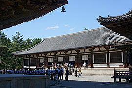 Die Vorlesungshalle des Tōshōdai-ji