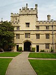 Jesus College, East Range, First Quadrangle Tower first quad Jesus College.jpg