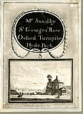 Trade card of Paul Sandby, drawing master