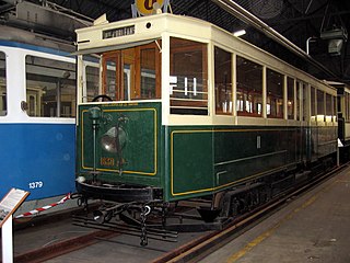 Un tramway des années 1920, au musée des transports urbains.