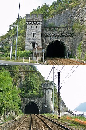 Illustratives Bild des Artikels Brison Tunnel