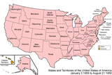 Historia Territorial De Los Estados Unidos: Evolución territorial en el siglo XVIII, Evolución territorial en el siglo XIX, Evolución territorial en el siglo XX