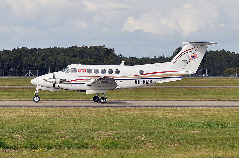 File:VH-KMS Beechcraft B200 Super King Air (6214159970).jpg