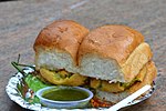 Gambar mini seharga Vada pav