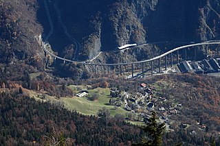 <span class="mw-page-title-main">Égratz Viaduct</span> Bridge in Auvergne-Rhône-Alpes, south-east France