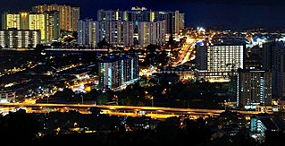 Sungai Dua Neighbourhood of George Town in Northeast Penang Island, Penang, Malaysia