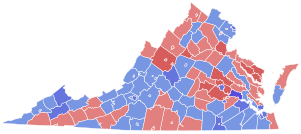 Virginia Lieutenant Gubernatorial election 1985.svg