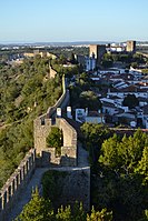 Stad en stadsmuren van Óbidos