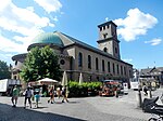 Vor Frue Kirke sedd från Fiolstræde.