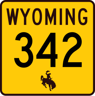 <span class="mw-page-title-main">Wyoming Highway 342</span> State highway in Wyoming, United States
