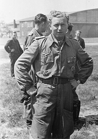 <span class="mw-page-title-main">Walter Oesau</span> German World War II flying ace and wing commander