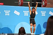 Deutsch: Gewichtheben bei den Olympischen Jugendspielen 2018; Tag 2, 10. Oktober 2018; Jungen 62 kg English: Weightlifting at the 2018 Summer Youth Olympics at 8 October 2018 – Boys' 62 kg