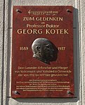 Georg Kotek - Gedenktafel