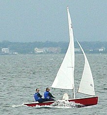 A Windmill sailing dinghy Windmill class boat.jpg