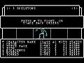 IBM PC MS-DOS 版の、地下1階でのスクリーンショット