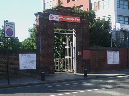 Woodgrange Park stn entrance