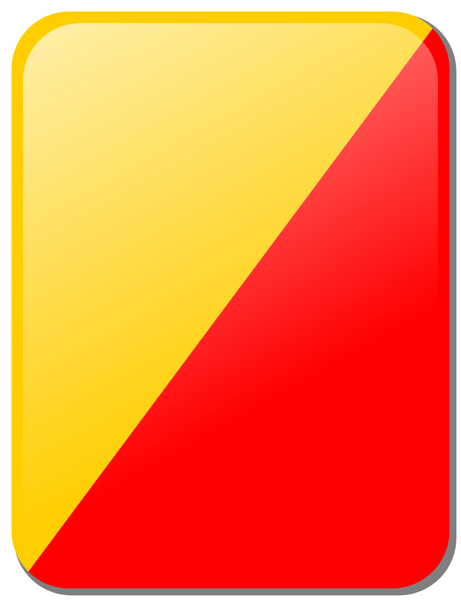 skyld Ed sporadisk File:Yellow Red Card.svg - Wikimedia Commons